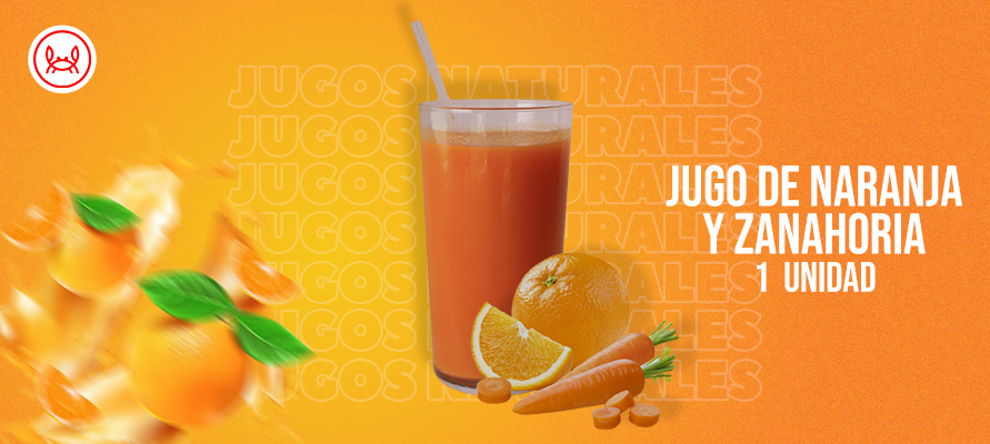 JUGO DE ZANAHORIA Y NARANJA